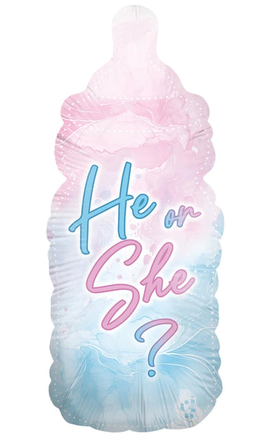 Heliumballon für Gender-Reveal, leer, 78 cm