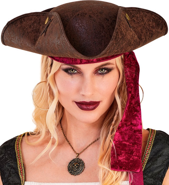 DREISPITZ VERWITTERTES LEDER BRAUN