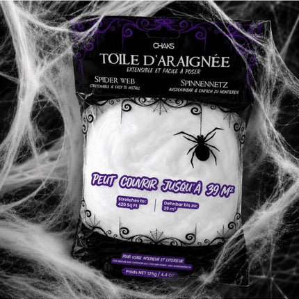 Weißes Spinnennetz 125 g