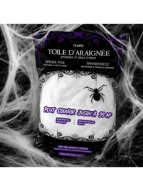 Weißes Spinnennetz 125 g