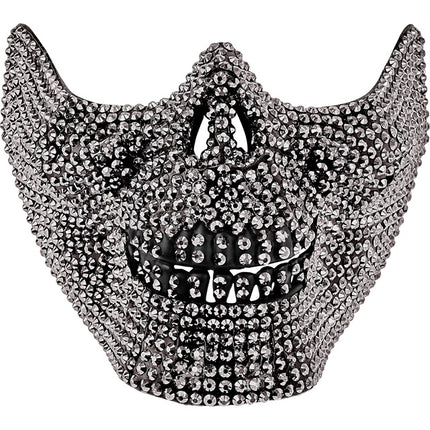 TOTENKOPF MASKE STRASSSTEINE