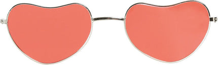 Brille Herzen Rot