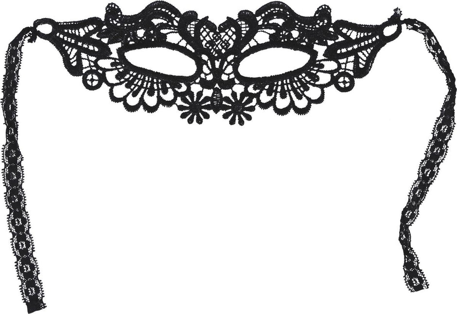 Schwarze Augenmaske Spitze