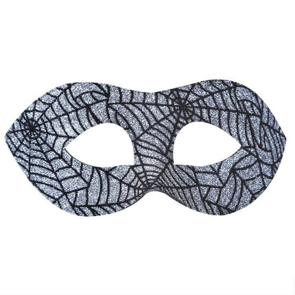 Halloween Augenmaske Spinnennetz