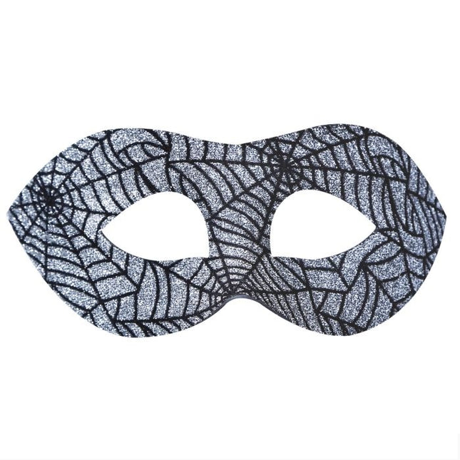 Halloween Augenmaske Spinnennetz