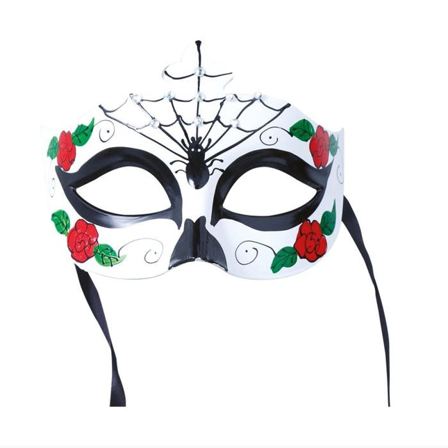Halloween Augenmaske Spinne