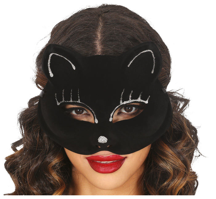 Katzenmaske Schwarz