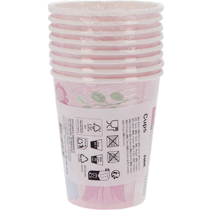 Prinzessinnen Becher 250ml 8Stk