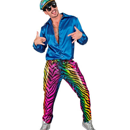 PAILLETS BROEK REGENBOOG TIGER Erwachsener