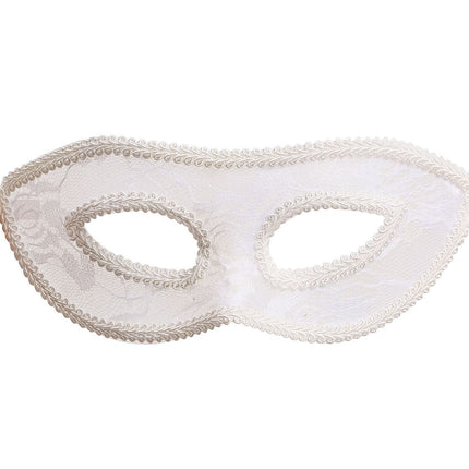 Maske Spitze Weiß