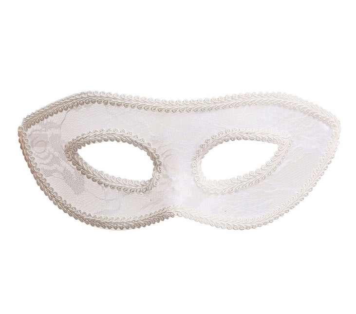 Maske Spitze Weiß