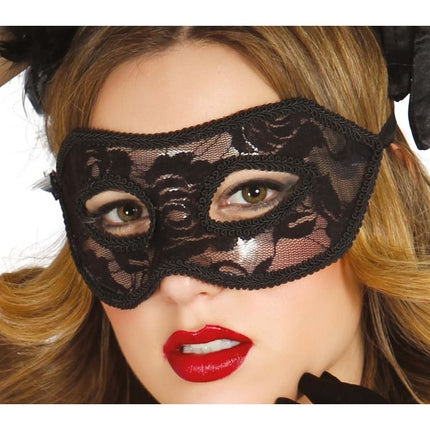 Maske Spitze Schwarz