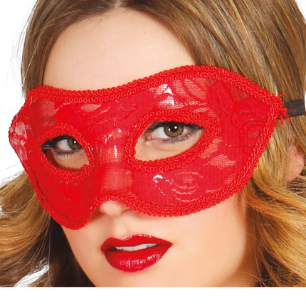 Maske Spitze Rot