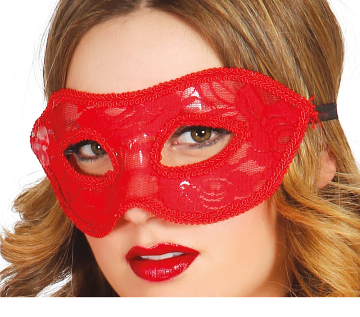 Maske Spitze Rot