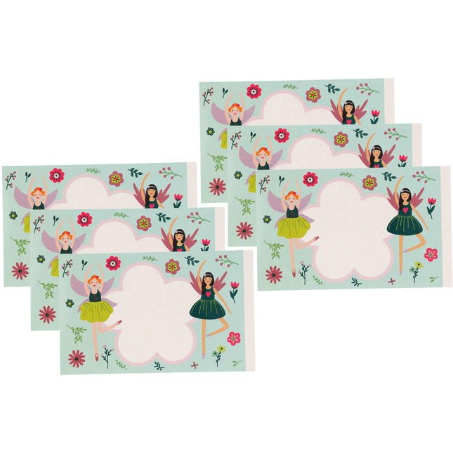 Ballerina Aufkleber Bubble Blower 6pcs