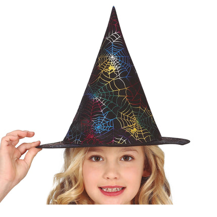 Halloween Hexenhut Spinnen Kind