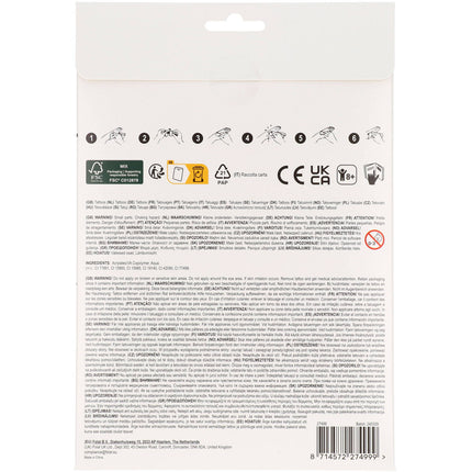 Prinzessinnen Fake Tattoos 25 Stk.