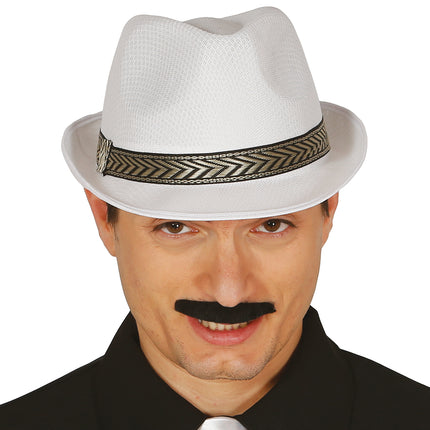 Gangsterhut Weiß