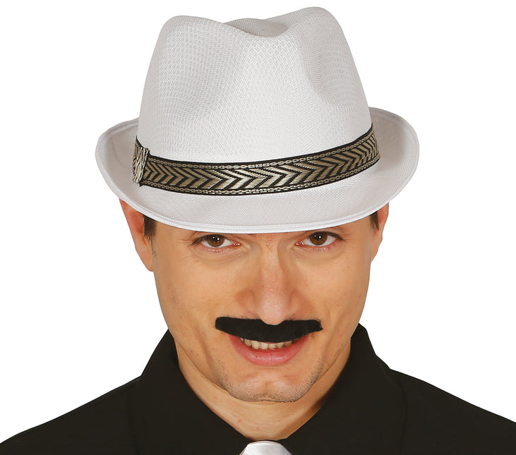 Gangsterhut Weiß