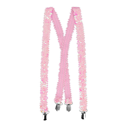 Set Pailletten hellrosa