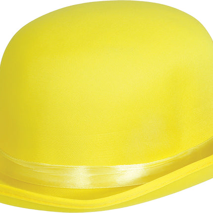 Gelber Bowlerhut