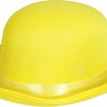 Gelber Bowlerhut