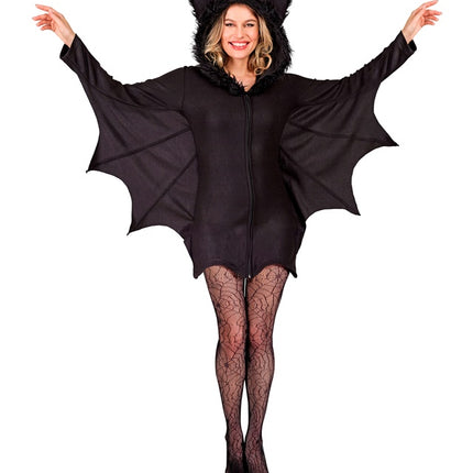 FLEDERMAUSKLEID MIT KAPUZE