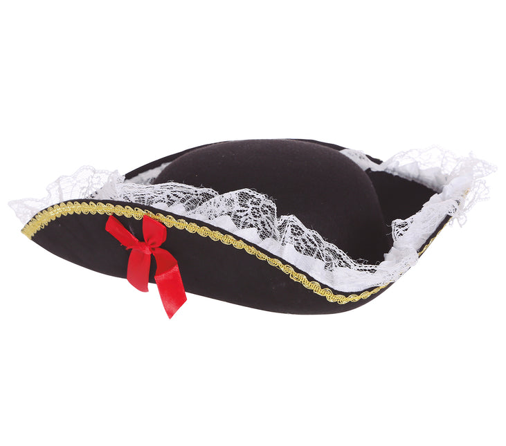 Piratenhut Schwarz Damen