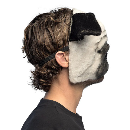 Zwart Witte Masker Mops Hond