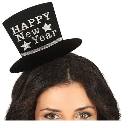 Silbernes Happy New Year Haarband