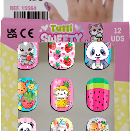 Bunte Kunstnägel für Kinder – Tutti Sweety