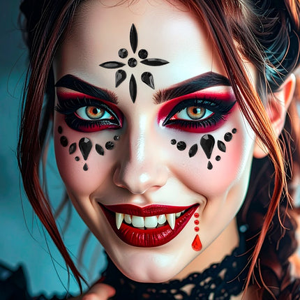 GESICHTSDEKORATION VAMPIR
