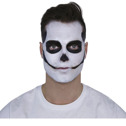 Make-Up Set Day Of The Dead Schwarz Rot 8 Stück