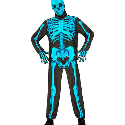 NEON SKELETT KOSTÜM