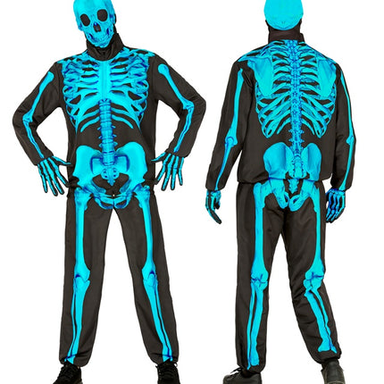 NEON SKELETT KOSTÜM