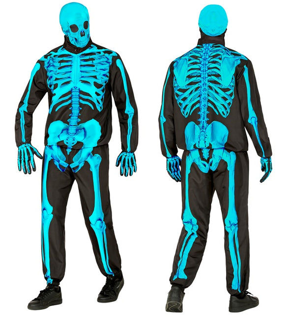 NEON SKELETT KOSTÜM