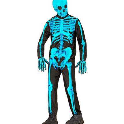 NEON SKELET KOSTUUM Kind