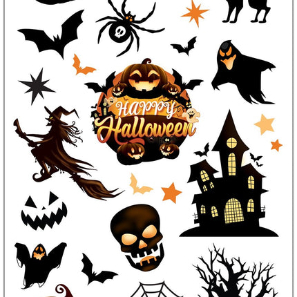 Halloween-Tattoo-Aufkleber
