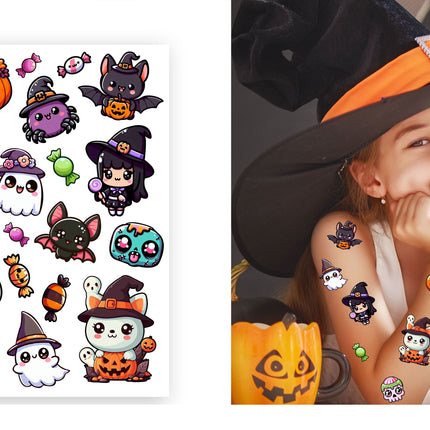 Halloween-Tattoo-Aufkleber