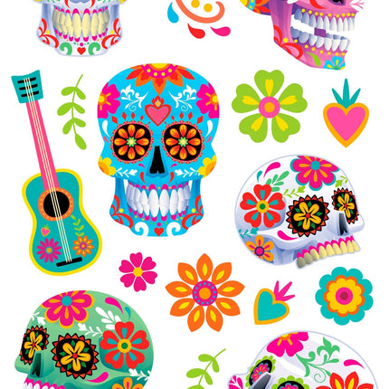 Halloween Nep Tattoos Catrina