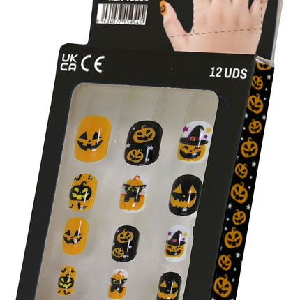 Halloween-Kunstnägel für Kinder