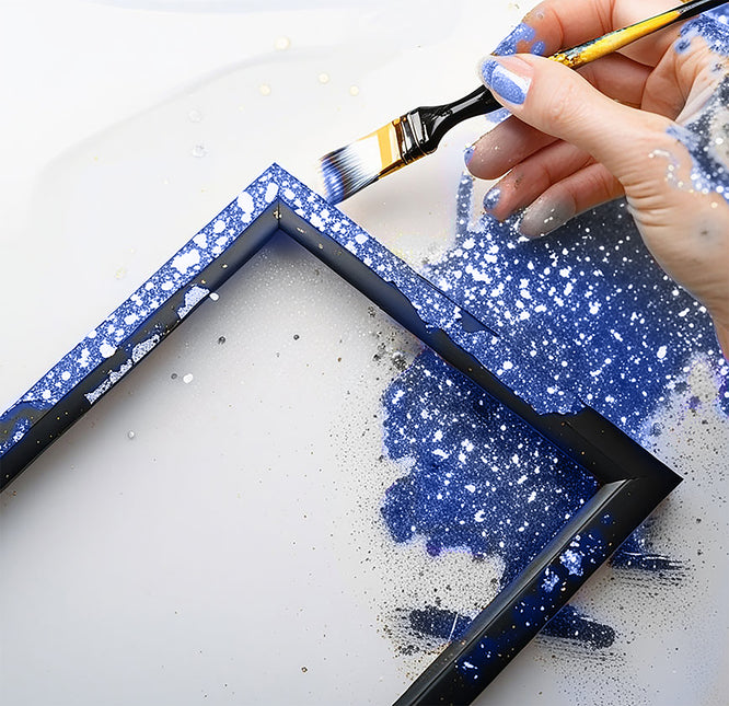 1 Dose biologisch abbaubarer Glitter oder 10 g blauer Glitter