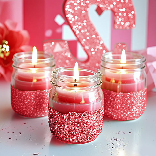 1 Dose biologisch abbaubarer Glitter oder 10 gr rot