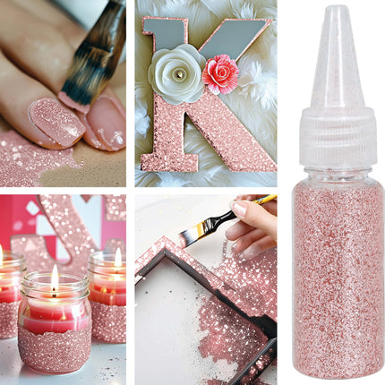 1 Dose biologisch abbaubarer Glitter oder 10 gr rosa