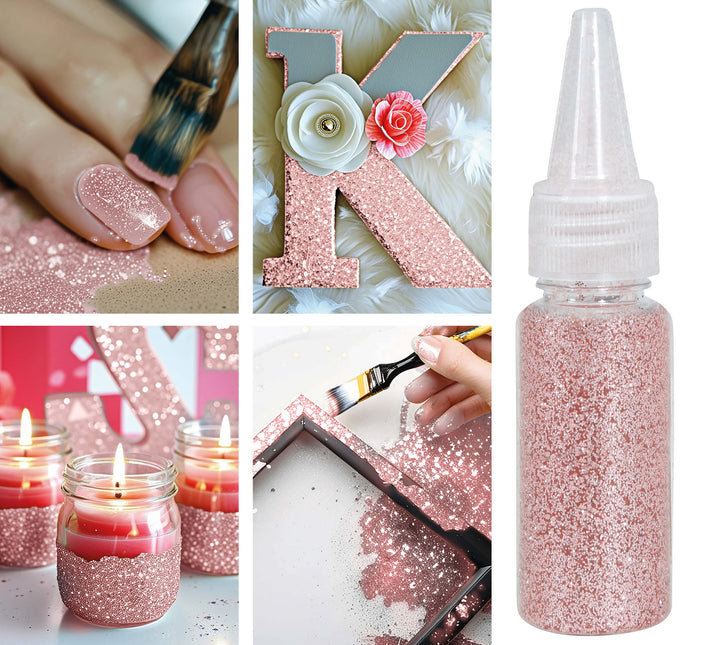 1 Dose biologisch abbaubarer Glitter oder 10 gr rosa