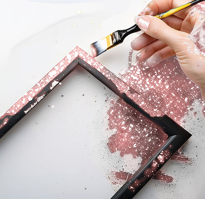 1 Dose biologisch abbaubarer Glitter oder 10 gr rosa