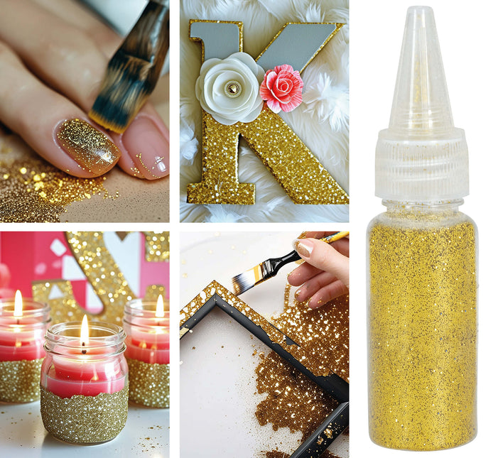 1 Dose biologisch abbaubarer Glitter oder 10 g Gold