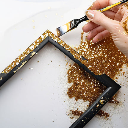 1 Dose biologisch abbaubarer Glitter oder 10 g Gold