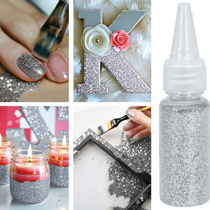 1 Dose biologisch abbaubarer Glitter oder 10 g Silber