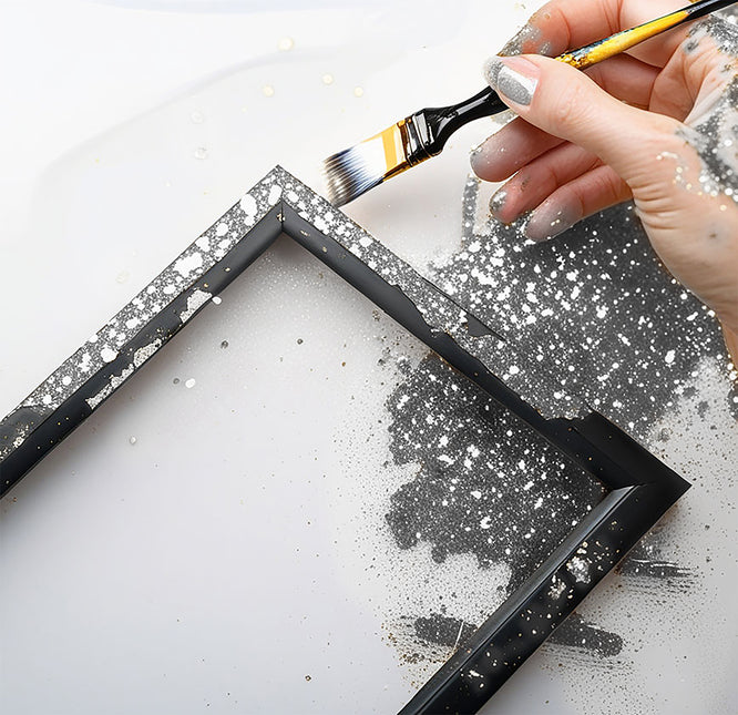 1 Dose biologisch abbaubarer Glitter oder 10 g Silber